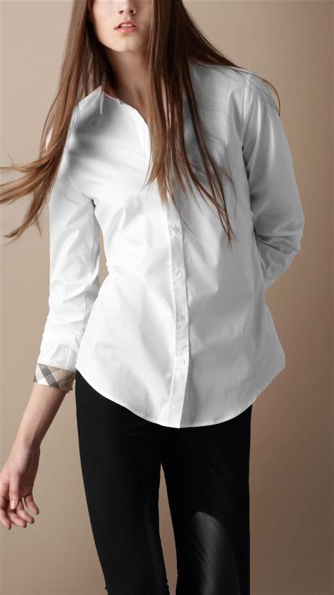 burberry shirt aed women|Designer Shirts for Women .